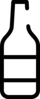 Bottle drink icon symbol image. Illustration of the drink water bottle glass design image vector