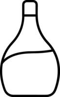 Bottle drink icon symbol image. Illustration of the drink water bottle glass design image vector