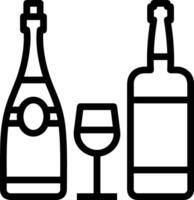 Bottle drink icon symbol image. Illustration of the drink water bottle glass design image vector