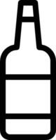 Bottle drink icon symbol image. Illustration of the drink water bottle glass design image vector