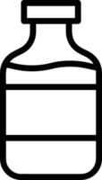 Bottle drink icon symbol image. Illustration of the drink water bottle glass design image vector