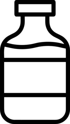 Bottle drink icon symbol image. Illustration of the drink water bottle glass design image