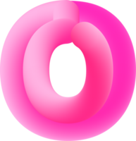 3d Rosa Alphabet Brief Ö png