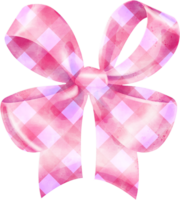 Gift bows and ribbons watercolor illustration png