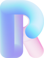 3D Lettering R png