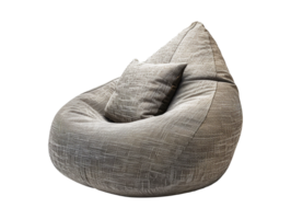 Modern bean bag chair isolated png