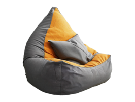 Modern bean bag chair isolated png