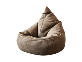 Modern bean bag chair isolated png