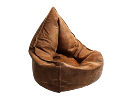 Modern bean bag chair isolated png