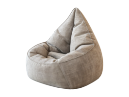 Modern bean bag chair isolated png