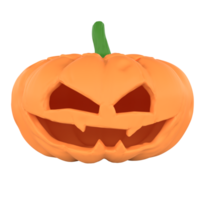 The jack o lantern for halloween or holiday concept 3d rendering. png