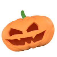 The jack o lantern for halloween or holiday concept 3d rendering. png