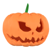 The jack o lantern for halloween or holiday concept 3d rendering. png