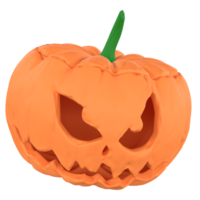 The jack o lantern for halloween or holiday concept 3d rendering. png