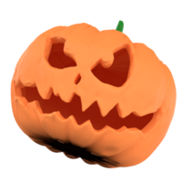 The jack o lantern for halloween or holiday concept 3d rendering. png