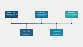 Modern infographic template. Creative business process for presentation. Pitch deck workflow design vector