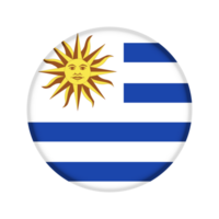 redondo bandera de Uruguay png
