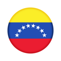 redondo bandera de Venezuela png