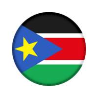 ronde vlag van zuiden Soedan png
