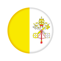 Round flag of Vatican City png