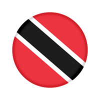runden Flagge von Trinidad und Tobago png