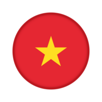 runden Flagge von Vietnam png