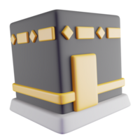 3d illustration de kaaba bâtiment png