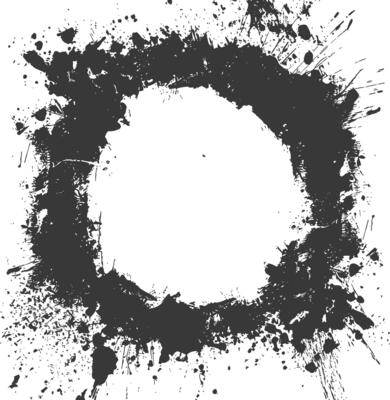 dirty texture border black color only