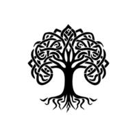 Intricate Celtic Tree of Life Design vector
