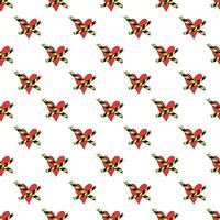 Seamless pattern with hand drawn heart doodle for decorative print, wrapping paper, greeting cards and fabric vector