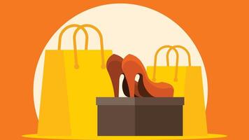 Fashion shopping concept illustration vector