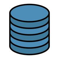 Server Icon. Hosting service icon. vector