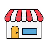 Retail store icon. Store icon. vector