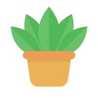 moderno planta de casa icono. planta icono. vector