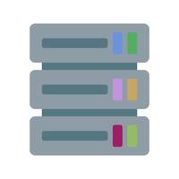 Pop database server icon. vector