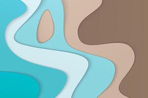 Abstract colorful paper style background vector