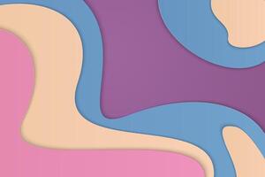 Abstract colorful paper style background vector