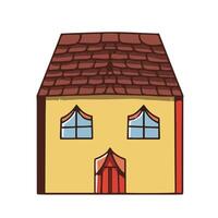 Hand Drawn House Doodle Illustration vector