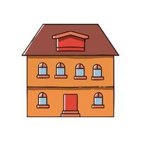 Hand Drawn House Doodle Illustration vector