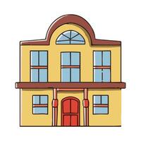 Hand Drawn House Doodle Illustration vector