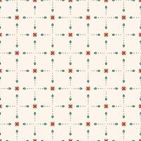 Abstract line shape geometric motif basic pattern continuous background. Modern simple tile fabric design textile swatch ladies dress, man shirt. Slavic, russian, ukrainian pattern. vector