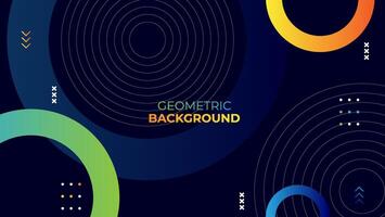 colorful gradient geometric background. suitable for banner, poster, website, presentation. vector