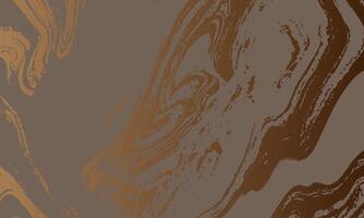 a brown and gold marble background with swirls vector