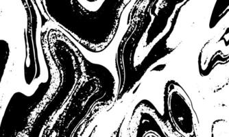 black and white abstract painting with swirls vector