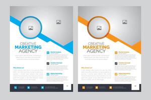 business flyer template design vector