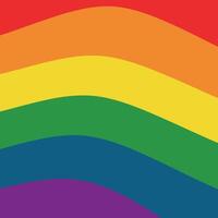 rainbow pride color LGBT square background vector