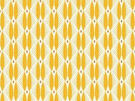 Cereal ears seamless pattern vector