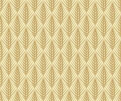 Cereal ears seamless pattern vector