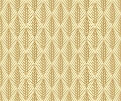 Cereal ears seamless pattern vector