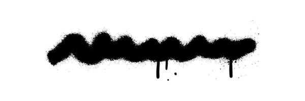 Scribble line graffiti doodle stroke. Sprayed squiggle line and strikethrough underline vector